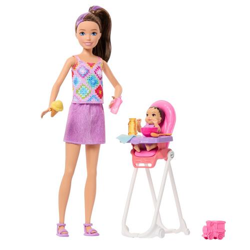 Barbie Skipper Babysitters + Charms Highchair