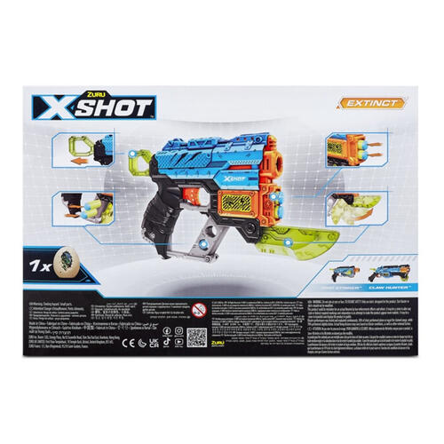 X-Shot Dino Attack Extinct Blaster (8 Darts, 1 Egg)