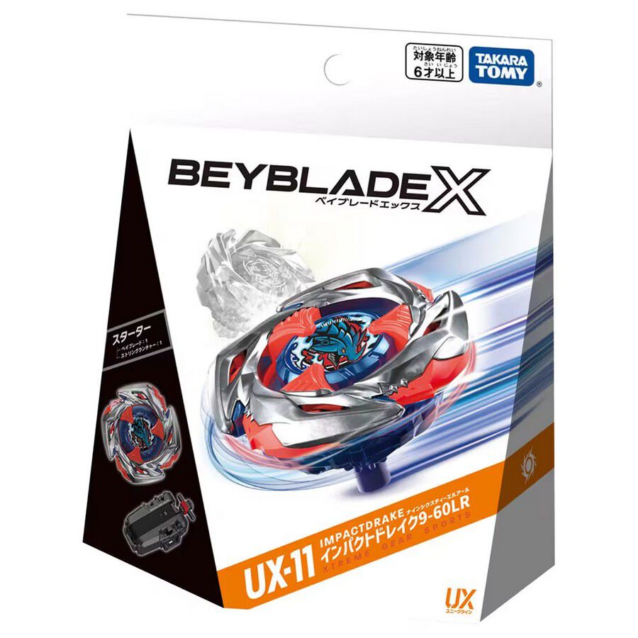 Beyblade X UX-11 Starter Impact Drake 9-60LR | Toys”R”Us – Singapore