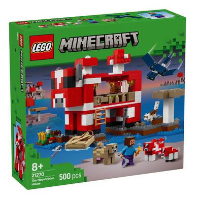 LEGO Minecraft The Mooshroom House 21270 