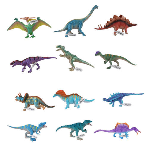 playpop 12-Pack Jurassic & Cretaceous Dinosaur