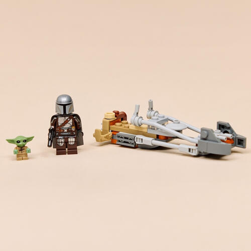 LEGO Star Wars The Mandalorian & Grogu&rsquo;s Speeder Bike 75436