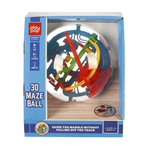 Play Pop 3D Maze Ball Strategy Game