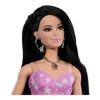Barbie Fashionista Deluxe Style Pink Dress Doll with Loose Hair