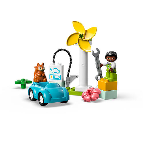 LEGO Duplo Town Wind Turbine and Electric Car 10985