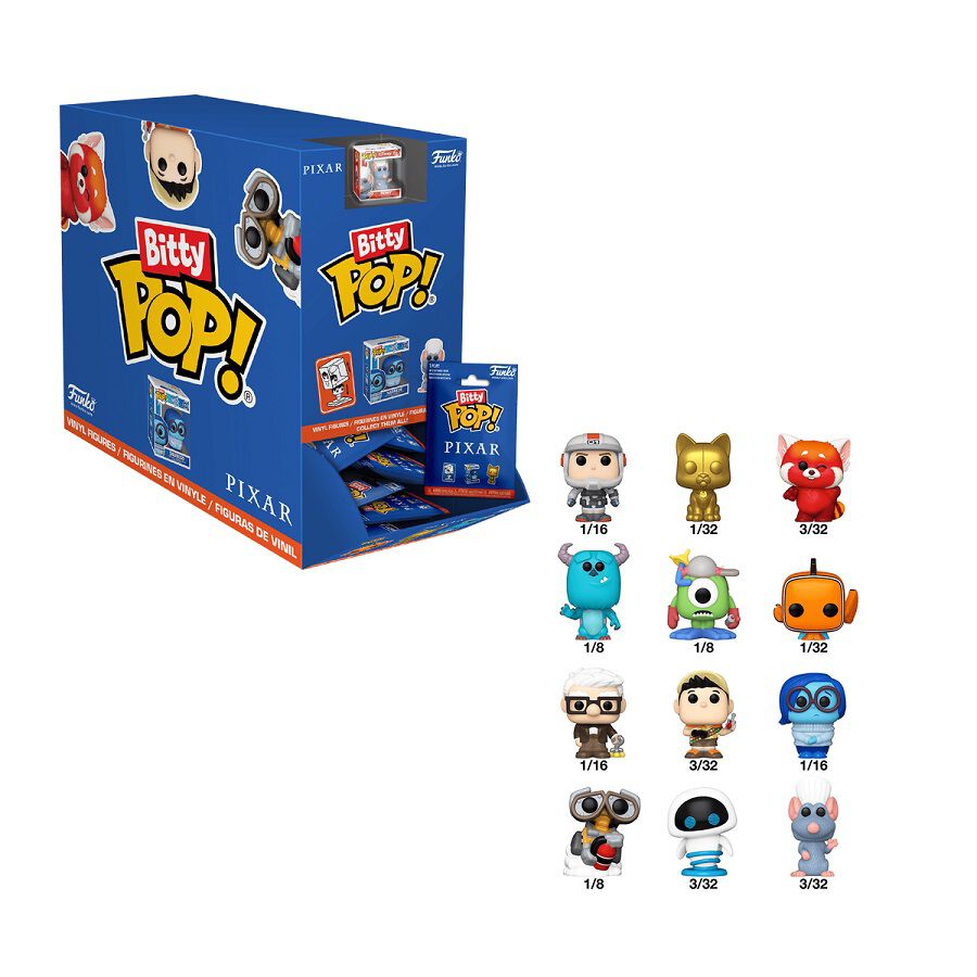 Funko Bitty POP! Pixar Character Vinyl Figures Blind Bag (1 Pcs