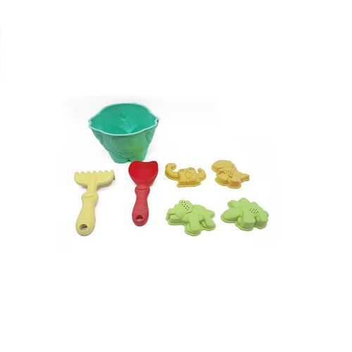 Tenglong Eco Dino Sand Toy Set 7 Pieces - Assorted