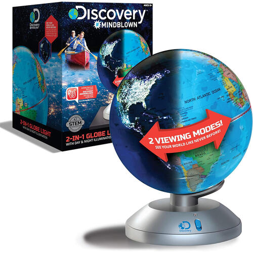Discovery Mindblown - Globe 2 in 1 Day and Night Earth