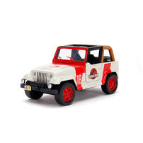 Jada 1992 Jeep Wrangler 18 (Jurassic Park)-Free Rolling