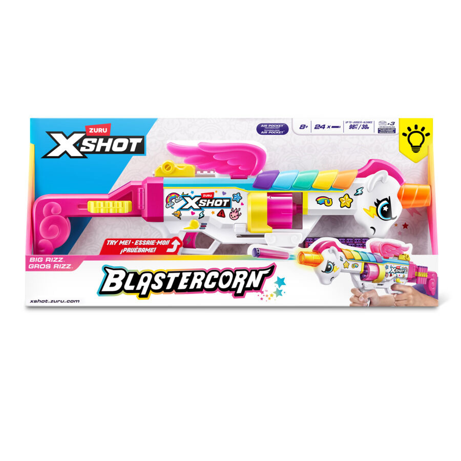 X-Shot Blastercorn Series 1 Rizz Master (24Darts) | Toys”R”Us