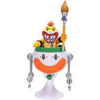 The Super Mario Galaxy Movie - 5&rdquo; Bowser Jr. with Clown Car, Paintbrush and Water-Reveal Stickers 