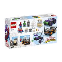 LEGO Marvel Spidey Amazing Friends Hulk vs. Rhino Truck Showdown 10782