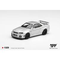 (Pre-order) Mini Gt Nissan Nismo R34gt-R Z-Tune Z-Tune Silver / Blister Packaging (Expected December 2026)
