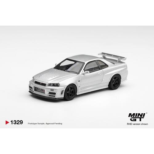 (Pre-order) Mini Gt Nissan Nismo R34gt-R Z-Tune Z-Tune Silver / Blister Packaging (Expected December 2026)