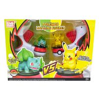 Pokemon Battling Figures Pikachu And Bulbasaur