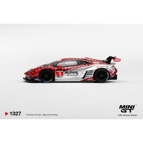 (Pre-order) Mini Gt Lamborghini Huracan Gt3 Evo2 #9 Pfaff Motorsports 2025 Imsa Weathertech Gtd Pro / Blister Packaging (Expected October 2026)