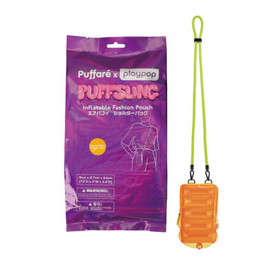 playpop Puffaré x playpop Inflatable Fashion Pouch - Sunrise Glow