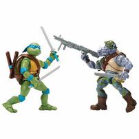Teenage Mutant Ninja Turtles Leo vs. Rocksteady 2 Pack