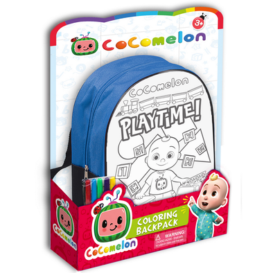 Cocomelon Coloring Backpack
