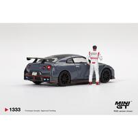 (Pre-order) Mini Gt Nissan Gt-R Nismo 2024 Tsukuba Production Car Lap Record W/ Matsuda Figure Tsugio Matsuda Collection (Expected January 2027)