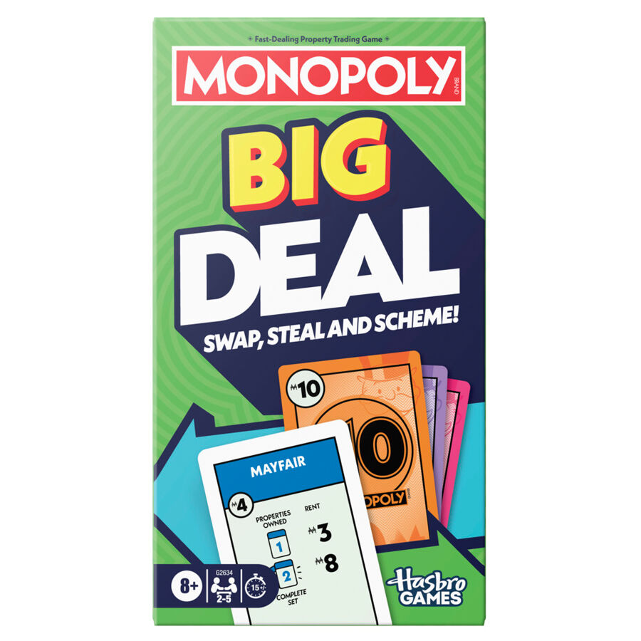 Monopoly Big Deal Card Game (English Version) | Toys”R”Us – Singapore