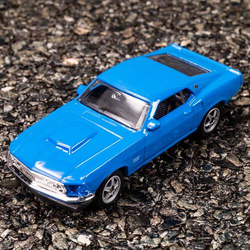 playpop 1:60 Diecast Car 1969 Ford Mustang Boss 429