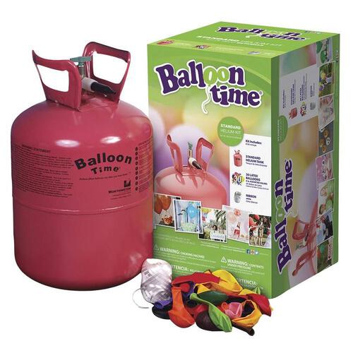 Balloon Time Standard Helium Balloon Kit 30 Piece 