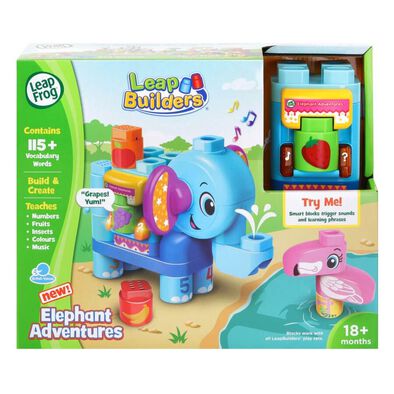 LeapFrog LeapBuilder Block Play Elephant Adventures