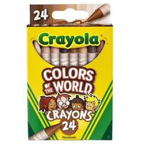 Crayola Colors Of The World 24 Count Crayons