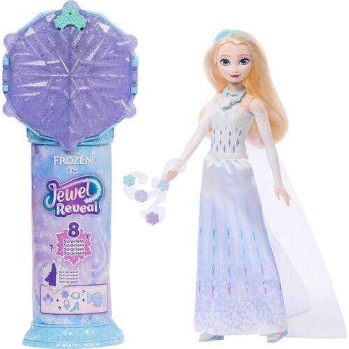 Disney Frozen Jewel Reveal Elsa Fashion Doll with 8 Surprises Including Gem Box & 10 Accessories