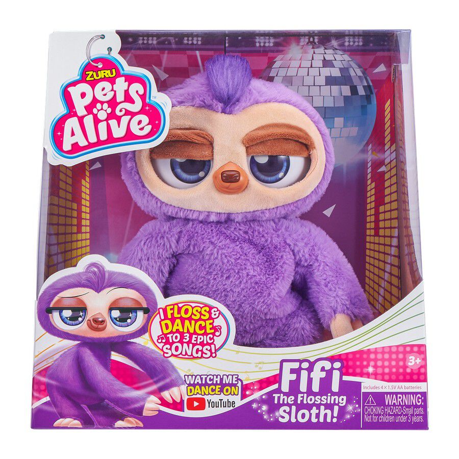Zuru Pets Alive Flossing Sloth | Toys\