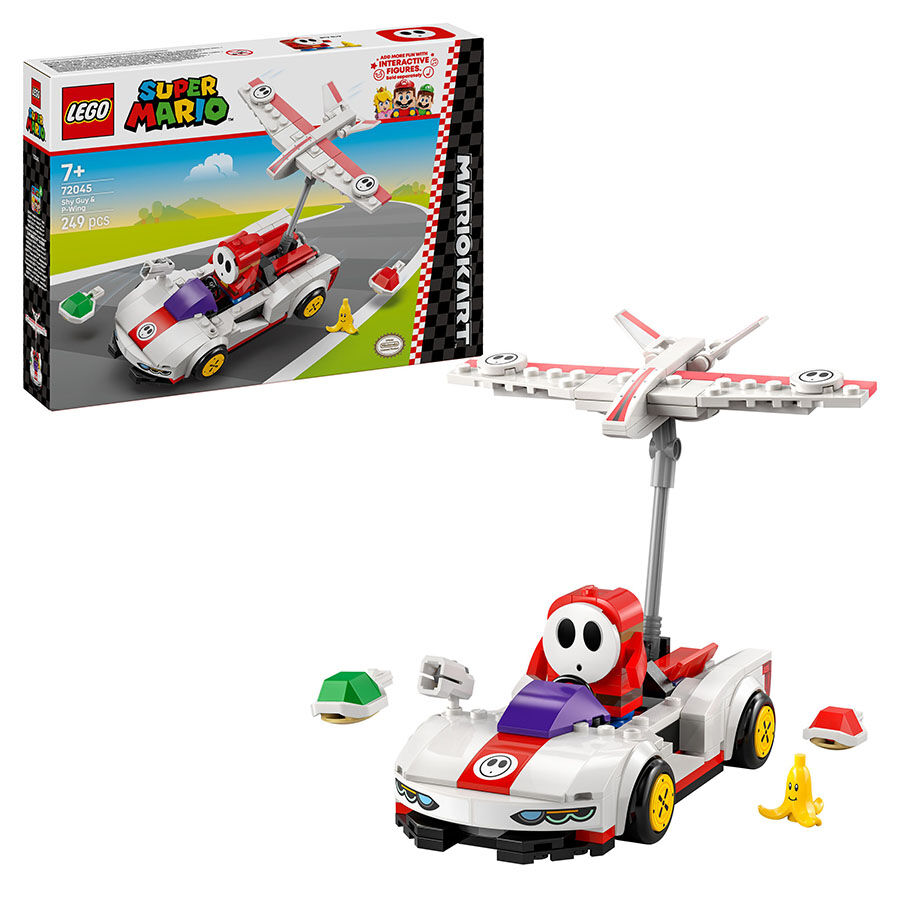 LEGO Super Mario Mario Kart – Shy Guy & P-Wing 72045 | Toys”R”Us