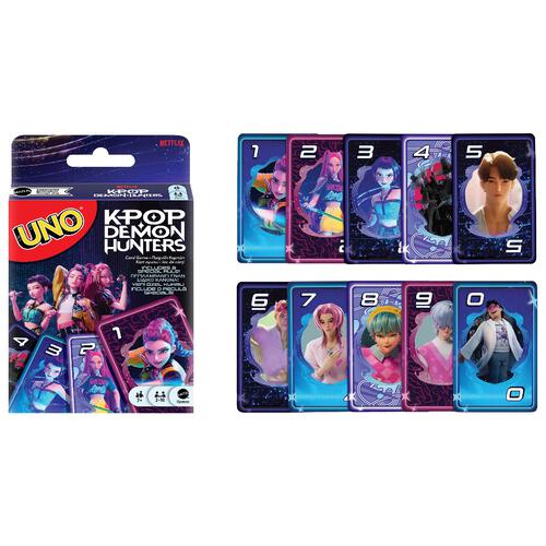 Uno Kpop Demon Hunters Card Game For Kid, Adult & Family Nights With Movie-Inspired Deck