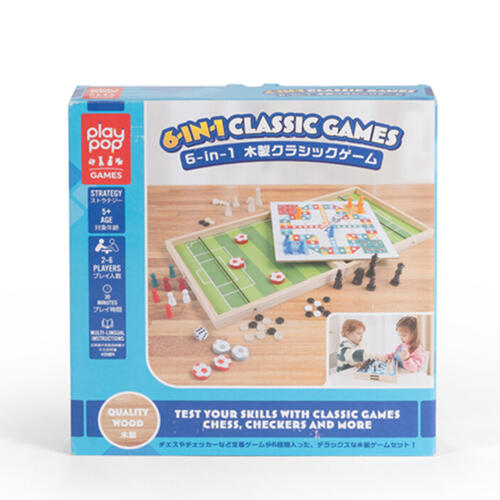 Play Pop 6 in 1 Classic Games