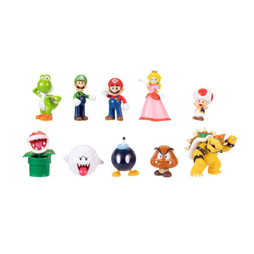 Super Mario 2.5 Inch Mario Friends And Foes 10 Packs
