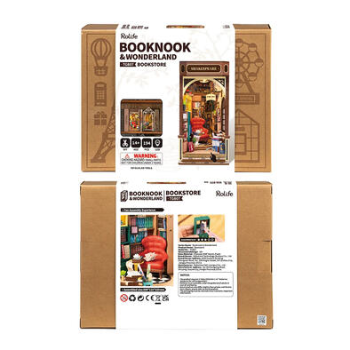 Rolife Book Nook Shelf Insert - Bookstore