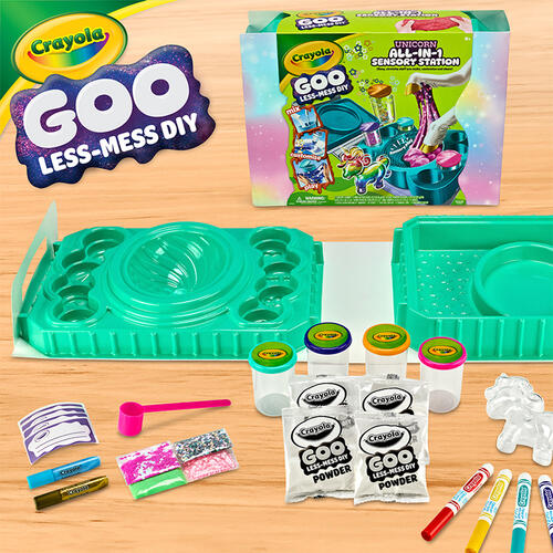 Crayola Goo Unicorn All-In-1 Sensory Station