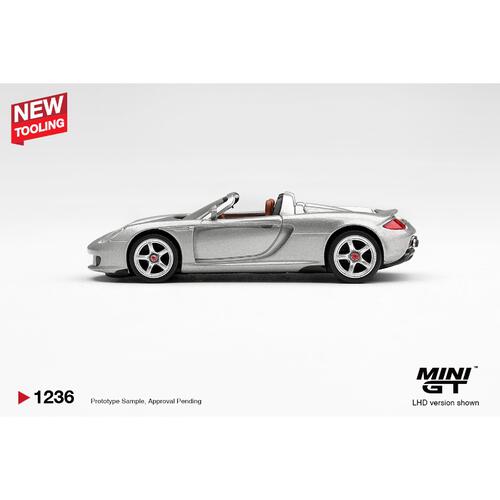 (Pre-Order) Mini Gt Porsche Carrera Gt Gt Silver (Expected February 2027)