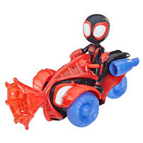 Spidey and His Amazing Friends Ghost-Spider Copter Set, 4-Inch Scale Marvel  Action Figure with Vehicle and Accessory, Preschool Super Hero Toys