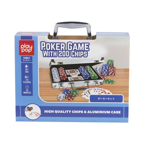 Play Pop Poker Game With 200 Chips Family Game