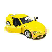 playpop 5.5" License Diecast Car - 1:31 Toyota Gr Supra (Light & Sound)