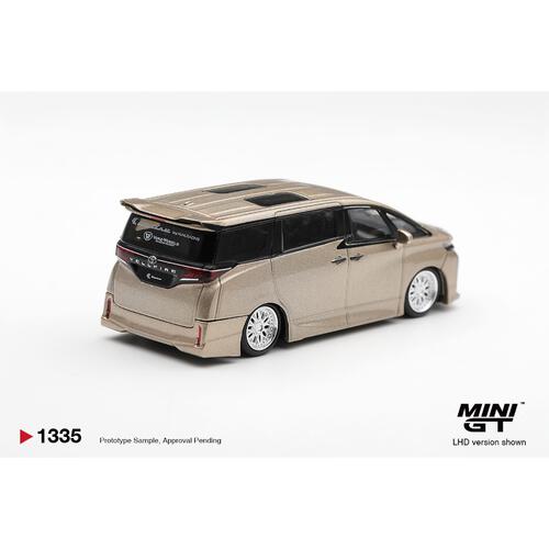 (Pre-order) Mini Gt Toyota Vellfire 40 Kuhl Gold Metallic / Blister Packaging (Expected October 2026)