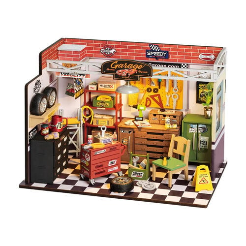 Rolife DIY Miniature House Kit - Garage Workshop DG165