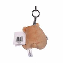 playpop Curious Bear Plush Keychain