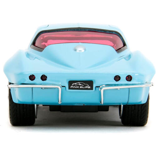 Jada 1/32 Pink Slips 1966 Chevy Corvette Diecast Car