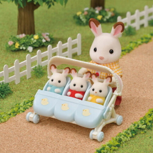 Sylvanian Families Triplets Stroller