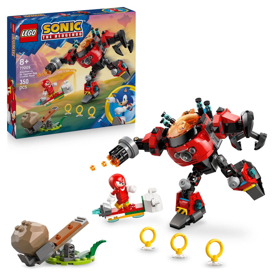 LEGO Sonic The Hedgehog Knuckles vs. Dr. Eggman Egg Crusher Mech
