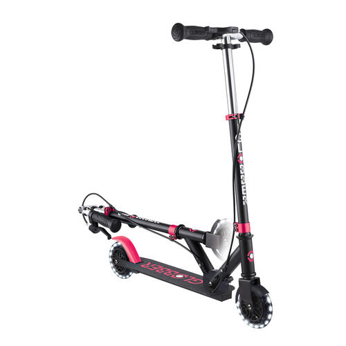 Globber Flow Element Junior Lights Black-Pink