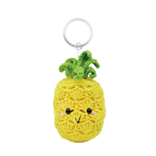 playpop Crochet DIY Keyring Pineapple