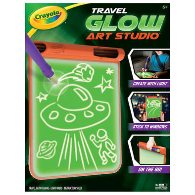 Crayola Travel Glow Art Studio